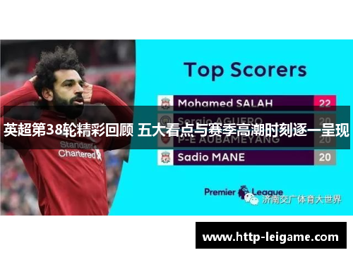 英超第38轮精彩回顾 五大看点与赛季高潮时刻逐一呈现